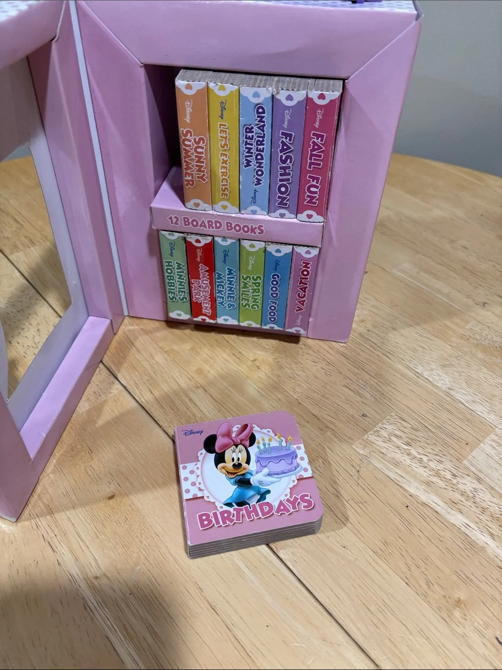 Disney Minnie Mouse Pink Board Book Set
